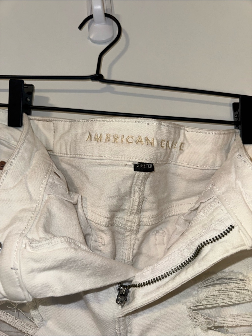 Distress High Rise Shorts - Picture 5 of 8